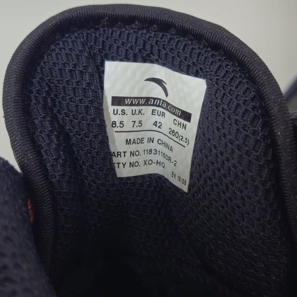 Anta RR5 Rajon Rondo Basketball Shoes Size 8.5 LA Lakers Colorway - Picture 6 of 12